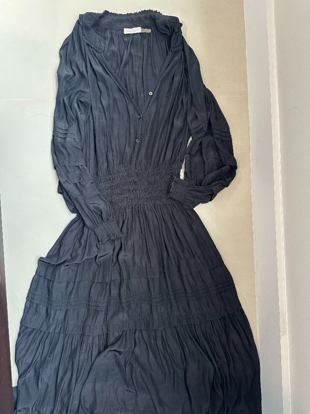 Ramy Brook Flowy Long Sleeve Maxi Dress
